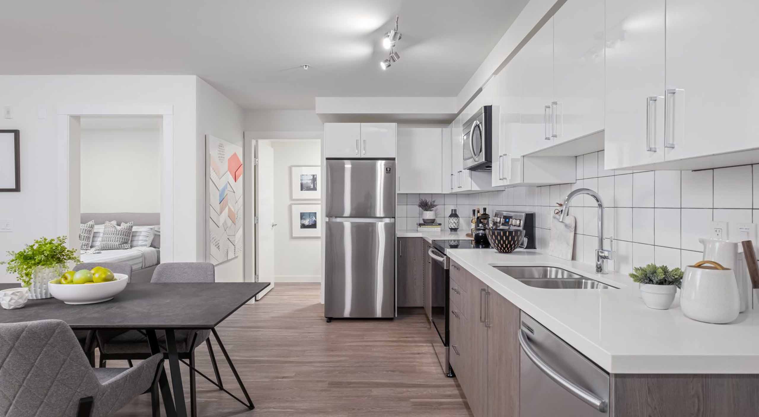 CLT Property Kinship Living Room Kitchen